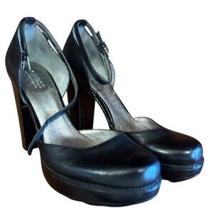 Guess Black Designer Platform Shoes Size 8